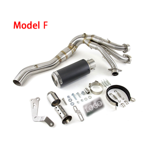 Silenciador delantero de tubo de escape para Yamaha, sistema completo de puntas de silenciador de tubo delantero de escape de Yamaha de 2020-2024, de- - Product Image 6