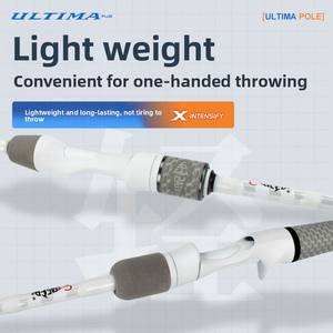 NUEVA Caña de Pescar TEASER ULTIMA Plus para Lubina Blanca, 1.98m 2.13m, Caña de Baitcasting y Spinning de Carbono para Lanzamiento Largo - Product Image 4
