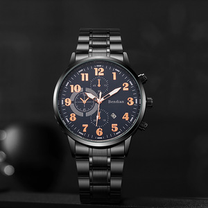 Montre de luxe pour homme, montre noire de créateur, montre mécanique décontractée et tendance pour homme, montre-bracelet pour jeune et étudiant, montres d'affaires - Product Image 4
