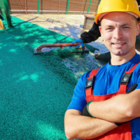 Adhésif polyuréthane de qualité industrielle résistant aux UV, certifié CE, pour la construction, granulés EPDM pour terrains de jeux et pistes de course