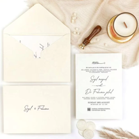 Suite d'invitations de mariage personnalisées avec monogramme en relief, design de cadre floral antique, invitation de mariage et carte RSVP assortie