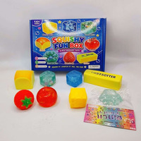 Ensemble de 8 jouets en malteux anti-stress en boîte, jouets à presser pour bébés de 0 à 24 mois, matériau TPR, unisexe