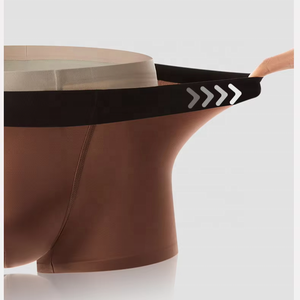 <span class=keywords><strong>Boxer</strong></span> da <span class=keywords><strong>Uomo</strong></span> <span class=keywords><strong>Senza</strong></span> <span class=keywords><strong>Cuciture</strong></span> Personalizzabili in Modal Seta di Ghiaccio, Traspiranti, Antibatterici e alla Moda per l'Estate - Product Image 5