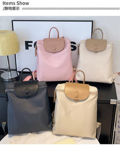 Nueva Mochila de Nailon de Gran Capacidad para Mujer, Moderna, Impermeable, Ligera, Informal, para Viajes, Estudiantes y Escolares - Product Image 1