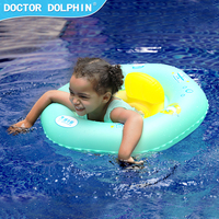 Siège de bain gonflable de sécurité pour bébé en PVC Doctor Dolphin pour tout-petits, flotteurs de piscine, double airbag, bouées de natation