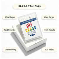 Tiras Reactivas de pH 4.5-9.0 para Orina y Saliva, Prueba Rápida y Precisa del Equilibrio del pH Corporal en Casa
