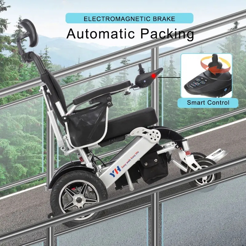 New design Fully Automatic Reclining mobility wheelchair for Adults 500W motor Smart electric Reclining wheelchair