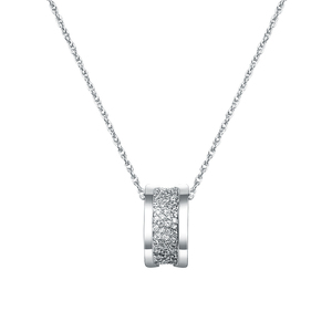 Vente en gros collier <span class=keywords><strong>Stella</strong></span> chaîne à maillons en or laiton tendance alliage de Zinc pour la fête Zircon incrusté griffes réglage - Product Image 3