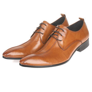 Chaussures Oxford en cuir de vache authentique avec semelle amortissante et doublure respirante, chaussures de ville pour hommes - Product Image 6