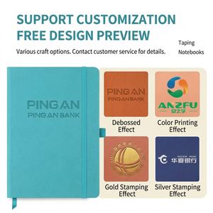 Wholesale Custom A6 PU Leather Portable Business Journal <b>Planner</b> <b>Notebook</b> Elastic Strap Ribbon Bookmark for Office School - Product Image 3