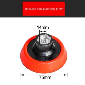 SiYu Suporte de Lixa de 3 Polegadas (75mm) com Fixação por Gancho e Laço para Polidora Automotiva - Product Image 2