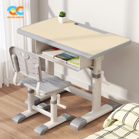 Ensemble de bureau ergonomique à levage manuel pour salle de classe moyenne, fournisseur leader du secteur, mobilier scolaire pour projets, vente en gros 8050