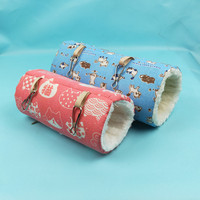 Lit suspendu tunnel pour petits animaux, nid douillet en peluche pour petauhers, hamsters, écureuils