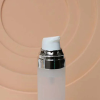 Crème capillaire cosmétique soins de la peau lotion bouteille en verre 15ml 30ml 50ml flacon pompe sans air paquet cosmétique
