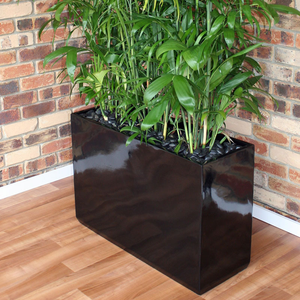 Vente directe d'usine grands pots pour pots de fleurs décoratifs blancs extérieurs pots de fleurs en argile à fibres mates - Product Image 6