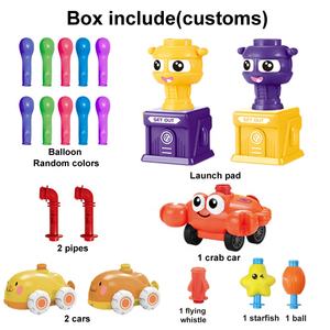 รถบอลลูนของเล่นเพื่อการศึกษาสำหรับเด็ก,สินค้ามาใหม่ทดลองวิทยาศาสตร์แรงเฉื่อยตัวปล่อยแรงบินบอลลูนอากาศของเล่นเพื่อการศึกษาสำหรับเด็ก - Product Image 4