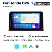 Système stéréo de voiture MEKEDE MS 4G LTE WIFI résolution 1280*720 pour Honda CRV C-RV 2016-2018 BT FM AM navigation GPS