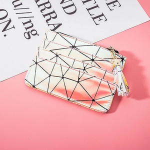 Portefeuille porte-cartes magique personnalisé Boshiho, portefeuille fin en PU diamant, porte-cartes de crédit intelligent, joli cadeau pour homme - Product Image 2