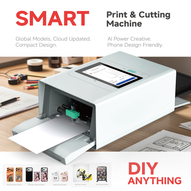 2026 New DIY Sticker Cutter All-in-One Smart Mobile Phone Camera Screen Protector Hydrogel Film Cutting Machine