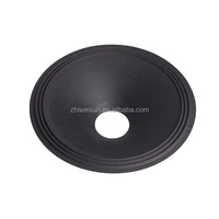 NO.1803 Prix usine Haut-parleur à cône non pressé de 18 pouces, diamètre 370 mm, bord en mousse de haute qualité en pâte de chanvre, pièces de subwoofer