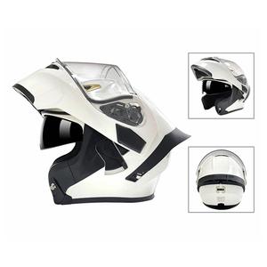 Casco de Motocicleta XL Moderno para Todas las Estaciones, Directo de Fábrica, con Visera de Doble Lente y Alerón Grande, Material ABS, Personalizado - Product Image 1