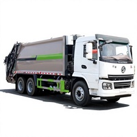 Camion à ordures compacteur Shacman 20m³ de type benne, 6X4, poids lourd, pour usage municipal