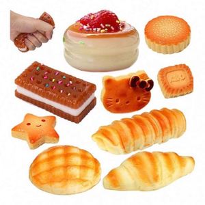 Toysrunner Best Selling PU Foam Sensory <b>Squishy</b> Dumpling Toy Chinese Style Dim Sum Set Stress Relief Certified Safe 5+ - Product Image 1