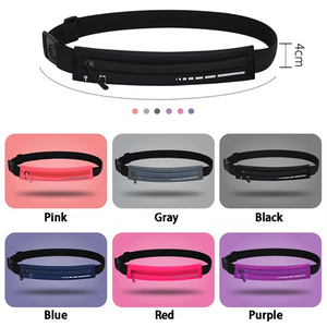Sport all'aria aperta allenamento Jogging marsupio marsupio regolabile Slim Running <span class=keywords><strong>cintura</strong></span> porta telefono marsupio per <span class=keywords><strong>uomo</strong></span> donna - Product Image 4