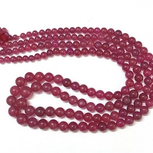 Chất Lượng Cao Của <span class=keywords><strong>Ruby</strong></span> Mịn Vòng Hạt Đối Với Trang Sức Làm 5-8Mm Thủy Tinh Đầy Tự Nhiên Của <span class=keywords><strong>Ruby</strong></span> Đá Quý Hạt Bán Buôn Số Lượng Lớn 16 Inch - Product Image 4
