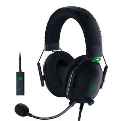Razer BlackShark V2 Headset-Kabel Headset Gaming dengan USB Kartu Suara dan THX Audio Tata Ruang