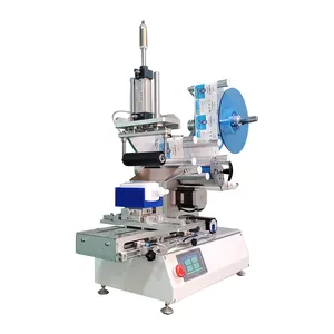 Hot sell multi purpose semi flat bottle label applicator machine manufacture supplier