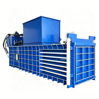 Presse à balles horizontale hydraulique entièrement automatique Genrytech pour métaux de rebut, compacteur d'aluminium 18,5 kW haute performance