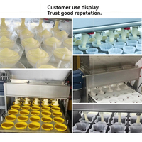 Machine de dépose de gâteaux et cupcakes multi-remplissage entièrement automatique, de table, haute efficacité, en acier inoxydable, pour usage commercial de petite taille