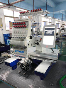 <span class=keywords><strong>Machine</strong></span> <span class=keywords><strong>à</strong></span> <span class=keywords><strong>broder</strong></span> informatique <span class=keywords><strong>à</strong></span> tête unique haute vitesse ZOYER, 9 aiguilles, 12 aiguilles, 15 aiguilles - Product Image 5