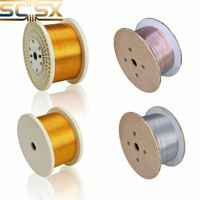 Alambre de Bobinado de Aluminio Revestido de Cobre Electromagnético de Potencia con Aislamiento de Alta Temperatura para Bobinados de Motor
