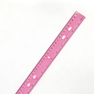 Regla de Colores para Papelería en Promoción a Bajo Precio, Regla de 6 Orificios, Regla Recta de Plástico de 30 cm, Regla Escolar para Medir - Product Image 6