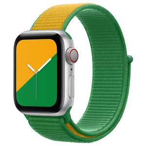 Bracelet de rechange sport intelligent en Nylon pour <span class=keywords><strong>Apple</strong></span> I <span class=keywords><strong>Watch</strong></span> série 5 6 44 38 <span class=keywords><strong>Mm</strong></span> - Product Image 1