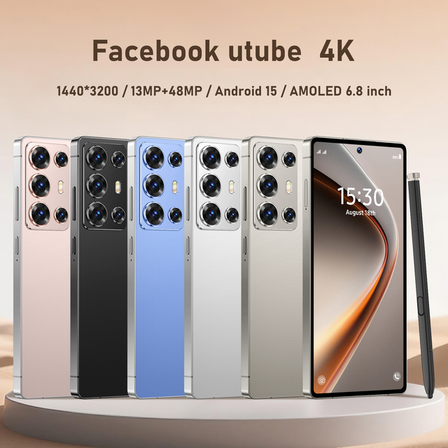 S6 2026 Hot 5G Smartphone 6.8" 16+512GB 8000mAh Battery 8-Core Unlocked Android Phone Dual SIM Business