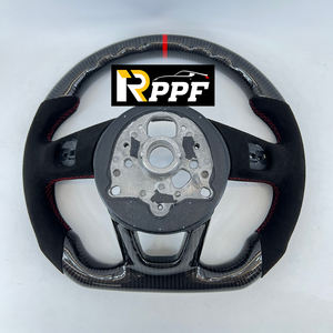 RPPF personnalisé à bon <span class=keywords><strong>prix</strong></span> Volant en fibre de carbone pour <span class=keywords><strong>AUDI</strong></span> B9 A3 A4 A5 S3 S4 <span class=keywords><strong>S5</strong></span> - Product Image 6
