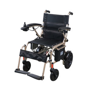 Fauteuil roulant de batterie au lithium léger pliable portatif fauteuil roulant électrique pliant motorisé pour les handicapés - Product Image 5