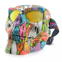 Lunettes de moto Crâne Masque Personnalisé Uv400 Anti Vent Motocross Lunettes En Plein Air Équitation Sport Lunettes
