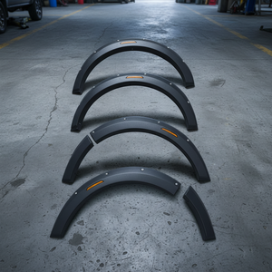 ชุดแต่งซุ้มล้อ ABS พร้อมแผ่นสะท้อนแสง สำหรับ <span class=keywords><strong>Toyota</strong></span> <span class=keywords><strong>Hiace</strong></span> ปี 05-19 <span class=keywords><strong>4x4</strong></span> แบบฉีดขึ้นรูปเรียบง่าย สำหรับรถกระบะ  บังโคลนพลาสติก - Product Image 1