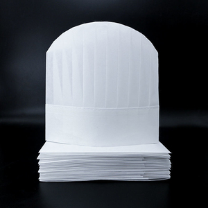 Cappello da Chef Usa e Getta Personalizzato con Logo, Cappello da Cuoco in Carta con Taglia Regolabile - Product Image 4