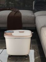 NINGDECRIUS Neues Design Elektrischer Shiatsu Beheizter Fußmassagegerät mit Zeitsteuerung PP&ABS Material Schwarze Farbe AC 220V 45W