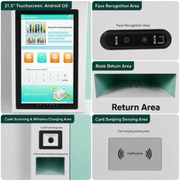 HAUMR - Muebles para Biblioteca con Sistema de Control de Acceso, Máquina Expendedora de Libros, Cerradura Electrónica Inteligente RFID de 13.56MHz, Software de Gestión de Biblioteca