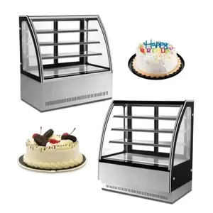 制冷设备冷藏烘焙蛋糕展示冰箱，用于展示和储存蛋糕
