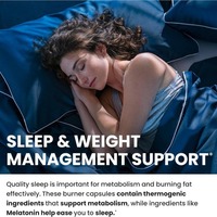 60 Capsules Brûle-Graisses Nocturnes pour le Sommeil et la Perte de Poids – Production d'Usine pour le Commerce International