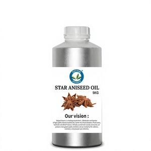 Global B2B Quality 5KG Star Aniseed(Illicium Verum) Steam Distilled <b>Oil</b> 100% Pure Natural <b>Essential</b> <b>Oil</b>- Bulk Manufacturer India - Product Image 1