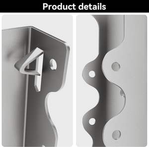 Cintre de solive 2x4 Q235B Cintres de solive à montage facial en acier Ceilling Hurricane Ties Rafter Brackets for Floor Deck - Product Image 3