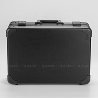 Boîtier multifonctionnel léger en aluminium noir IP67 étanche 20L, forme personnalisée OEM ODM, fixation par éponge, LOGO personnalisé